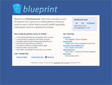 Tablet Screenshot of blueprintcss.org